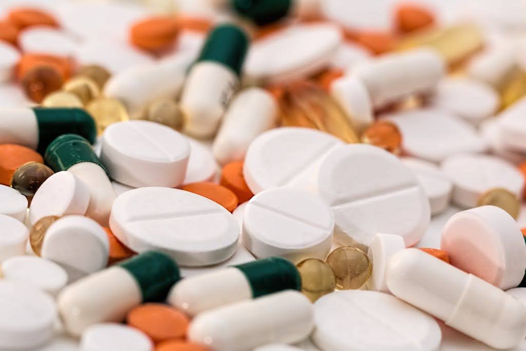 Close up of medicinal drugs