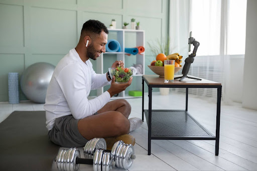 Man in a Healthy Lifestyle
