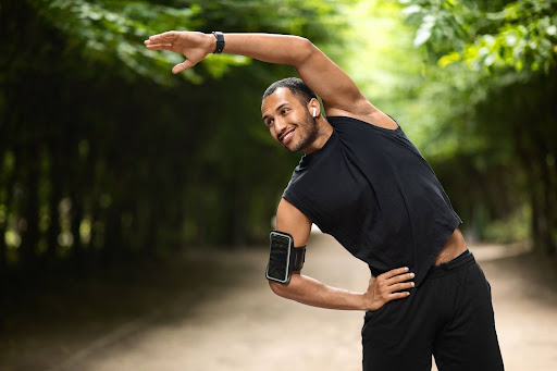 Man doing exercise