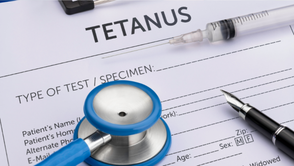 Paper for Tetanus shot details